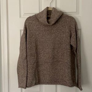 Tan and cream Athleta sweater